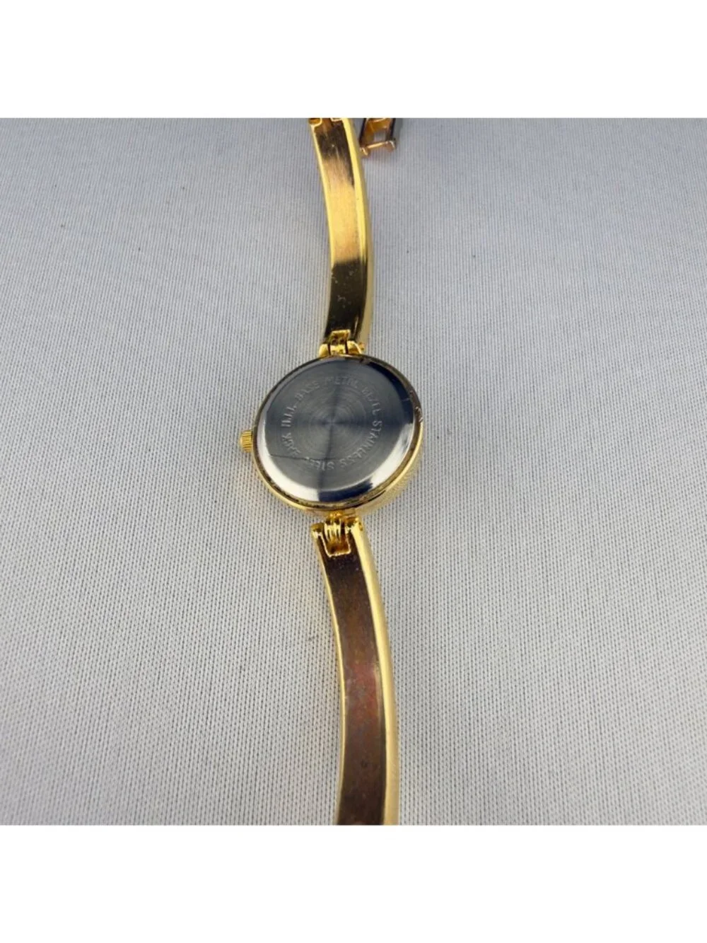 Vintage Rhinestone Gold Tone Womens Bracelet Watch Collezio Works New Battery